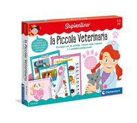 Clementoni 16258 Sapientino La Piccola Veterinaria, quiz, schede attivitÃ e penna interattiva
