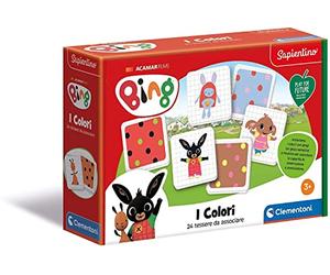 Clementoni - 16287 - Sapientino - Gioco Bing - I Colori - Play for Future - Made in Italy, Gioco educativo Bambini 3 Anni (Versione in Italiano), Cartone 100% Riciclato