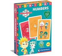 Clementoni - 16344 - Meteo Heroes - Carte Numeri, Gioco educativo 4 Anni - flashcard Numeri - Carte da Gioco per Bambini - Play for Future - Made in Italy