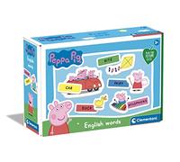 Clementoni - 16352 - Sapientino Peppa Pig - Imparo l'inglese, Gioco educativo 4 Anni con Tessere illustrate, Sviluppo linguaggio - Gioco per Imparare Inglese - Made in Italy