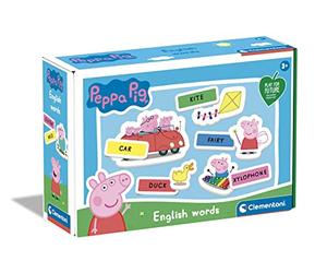 Clementoni - 16352 - Sapientino Peppa Pig - Imparo l'inglese, Gioco educativo 4 Anni con Tessere illustrate, Sviluppo linguaggio - Gioco per Imparare Inglese - Made in Italy