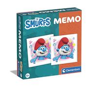 Clementoni - 16399 - Memo Game - The Smurfs - Gioco di Memoria E Associazione, Carte da Accoppiare, Gioco di Carte, Gioco Educativo Bambini 4 Anni, Gioco da Tavolo per Bambini - Made in Italy