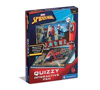 Clementoni - 16452 - Sapientino Quizzy Marvel Spiderman - Schede Educative e Penna Interattiva, Gioco Educativo 3 Anni, Elettronico Parlante, Made in Italy