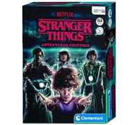 Clementoni - 16636 - Stranger Things - Adventures together - gioco da tavolo, gioco di società Netflix per tutta la famiglia, gioco in scatola 1-4 giocatori, 14-99 anni, Made in Italy, Multicolore