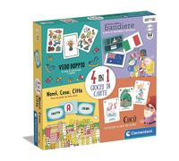 Clementoni - 16720 4 in 1 Giochi di Carte bambini