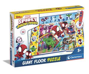 Clementoni 16735 Marvel Spiderman Giant Floor Electronic Educational Game with I