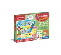 Clementoni Gioco Educativo Sapientino Scuola dell'Infanzia – Forme Colori Alfabeto e Numeri Quiz