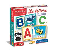 Clementoni - 16785 - Sapientino - Le Lettere - Gioco Educativo 3 Anni, Flashcards Lettere, Imparare L'Alfabeto - Made in Italy