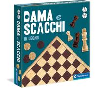 CLEMENTONI SCACCHI + DAMA IN LEGNO