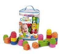 Clementoni - 17134 - Soft Clemmy - Sacca 48 Mattoncini - mattoncini morbidi lavabili, costruzioni per bambini