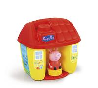 Clementoni - 17346 - Soft Clemmy - Secchiello Peppa Pig - Gioco Prima Infanzia Made in Italy - Mattoncini Costruzioni Morbide - Giocattolo per Bambini 18-36 Mesi, Multicolore