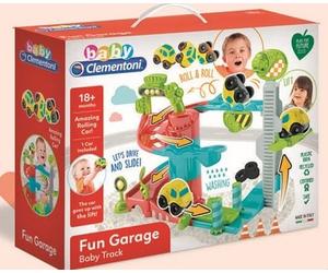 Clementoni 17404 FUN GARAGE BABY TRACK