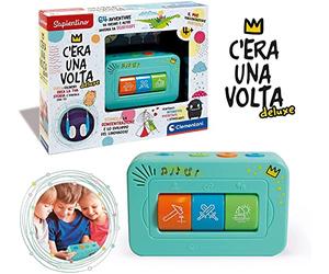 Clementoni - 17435 - Sapientino - C'era Una Volta Deluxe, racconta storie per Bambini 4 Anni interattivo, Storyteller, Gioco educativo elettronico, Cuffie Incluse