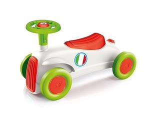 Clementoni - 17701 - La mia Prima Macchina Cavalcabile - Primi Passi, Cavalcabile Bambino 1 Anno, Macchina Vintage, in Plastica Riciclata, Macchina Eco, Sviluppo Psicomotorio - Made in Italy