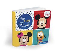 Clementoni - 17720 - Disney Baby My Fun Book - Libro Neonati, Gioco Bambini 6 Mesi, libricino Impermeabile Ideale per Bagnetto, 100% Lavabile in Lavatrice