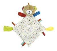 Clementoni - 17786 - Lovely Bear Comforter - Doudou, Copertina Sicurezza Neonato, Orsetto Peluche Neonato, Giocattolo Bambini 0-36 Mesi - 100% Lavabile