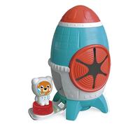 Clementoni - 17806 - Soft Clemmy - Touch, Explore And Play Sensory Rocket, Razzo con Mattoncini Morbidi e Personaggio, Set Costruzioni Prima Infanzia Multilingua per Bambini 6 Mesi, Made in Italy
