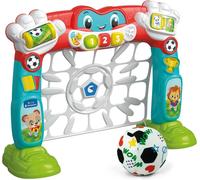 Clementoni 17954 Tira e Segna Goleador Porta Calcio con Pallone e Centro attivit