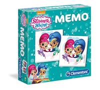 Clementoni - 18005 - Memo - Shimmer and Shine, gioco educativo 4 anni