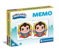 Clementoni - 18125 - DC Comics Memo - Gioco Educativo 4 anni, Gioco Di Carte Bambini, Giochi Di Coppia, Giochi Di Memoria - Made in Italy