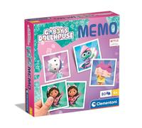 Clementoni - 18300 - Memo Gabby's Dollhouse - Gioco Di Memoria E Associazione, Carte Da Accoppiare, Gioco Educativo Bambini 3 Anni, Gioco Di Carte, Gioco Da Tavolo Bambini, Made In Italy