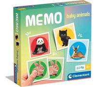 Clementoni - 18305 - Memo Baby Animals - Gioco Di Memoria E Associazione, Carte Da Accoppiare, Gioco Educativo Bambini 3 Anni, Gioco Di Carte, Gioco Da Tavolo Bambini, Made In Italy