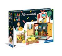 Clementoni - 18550 - Play Creative - Minimarket, Gioco Creativo in Cartone 100% Riciclato - Made in Italy - Play for Future, 4 Anni+