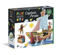 Play Creative Clementoni- Crea la Tua Barca Pirata, 18553