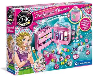 Clementoni - 18600 - Crazy Chic - Ciondoli profumati - Gioco Creativo per Realizzare ciondoli, collane e Braccialetti, 7 Anni+