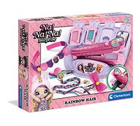 Clementoni - 18657 - Na Na Na - Rainbow Hair, Set Accessori per Capelli, Decora