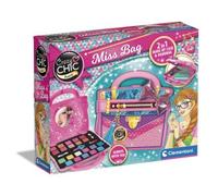 Clementoni - 18734 - crazy chic - miss bag trousse, set trucchi bambina