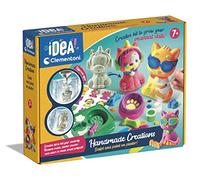 Clementoni - 18755 - Idea - Handmade Creations - Kit per Modellare e Dipingere Personaggi, Gioco Creativo Bambini 7 Anni, Lavoretti Creativi - Made in Italy