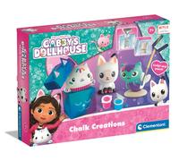 Clementoni 18798 Gabby'S Dollhouse Chalk Creations Game for Creating Plaster Scu