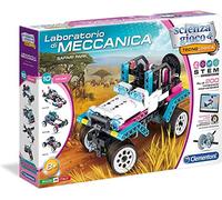 Clementoni - 19089 - Scienza e Gioco - Laboratorio di Meccanica - Safari Park - Made in Italy - Set Costruzioni Bambini 8 Anni+ (Versione in Italiano)