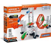 Clementoni - 19101 - Azione e Reazione - Starter Set - Made in Italy, Pista per biglie, Gioco scientifico Bambini 6 Anni+ (Versione in Italiano)