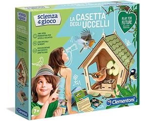 Clementoni - 19152 - Scienza E Gioco - La Casetta degli Uccelli - Made in Italy - Play for Future - Gioco Laboratorio Scientifico per Bambini dai 7 Anni, Italiano, Multicolore