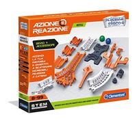 Clementoni - 19161 - Azione e Reazione - Espansione Binari Lunghi, Snodi e Bivio - Made in Italy - Set Espansione Pista - Gioco Scientifico per Bambini dai 6 Anni, Italiano, Multicolore