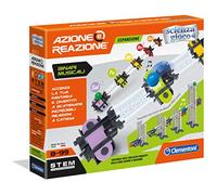 Clementoni - 19162 - Azione E Reazione - Binari Musicali - Made in Italy - Set Espansione Pista - Gioco di Logica E Fisica - Gioco Scientifico per Bambini dai 6 Anni, Italiano, Multicolore