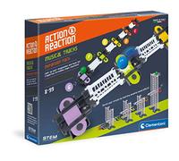 Clementoni - 19166 - Action & Reaction Binari Musicali, Set di Costruzioni, Set espansione Pista biglie, Accessorio Azione e Reazione, Bambini 8 Anni+, Made in Italy