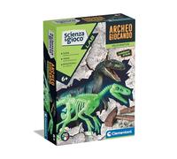 Clementoni- Scienza Lab-Archeogiocando Velociraptor-Dinosauri, Kit Fossili da Sc