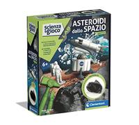 Clementoni- Scienza e Gioco Lab Kit di Lancio-asteroide da Scavare, playset Shuttle con Astronauta, Laboratorio scientifico 6 Anni, Spazio, Made in Italy, Multicolore, Medio, 19284