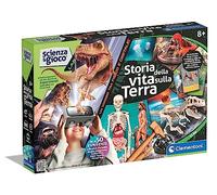 Clementoni - 19337 - Scienza e Gioco Lab - Storia della Vita sulla Terra - Laboratorio Scientifico Bambini 8 Anni, Esperimenti di Scienza, App Dedicata, attività con Realtà Aumentata, Made in Italy