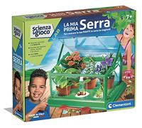 Clementoni - 19348 - Scienza E Gioco Lab - La Mia Prima Serra - Laboratorio Scientifico Botanico per Bambini dai 7 Anni (Gioco in Italiano), Scienza Botanica, Piante per Bambini, Made in Italy