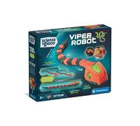 Clementoni Scienza e Gioco Robotics - Viper Strike, Robot Serpente da Costruire Bambini 8+ Anni, Abilità Logiche e Tecnologiche, Movimento Sinuoso e Occhi LED, STEM e Robotica, Lingua Italiana, 19462