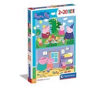 Clementoni 2 Puzzle da 20 Pezzi - Peppa Pig