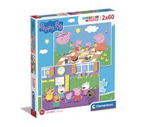 Clementoni – Puzzle Peppa Pig – 2 puzzle da 60 pezzi – Made in Italy