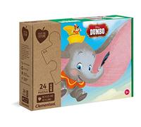 Clementoni - 20261 - Puzzle Play For Future - Disney Dumbo - 24 pezzi - materiali 100% riciclati - Made in Italy, puzzle bambini 3 anni+