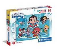 Clementoni - 20277 - Supercolor Puzzle - Dc Comics Superfriends - 30 Pezzi - Puzzle Bambini 3 Anni, Puzzle Cartoni Animati - Made In Italy