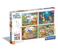Clementoni 4 Puzzle In 1 Winnie The Pooh Clm21514
