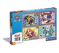 Clementoni - 21526 - Supercolor Puzzle - Paw Patrol - 4 Puzzle da 12,16,20 e 24 Pezzi - Puzzle Bambini 3 Anni, Puzzle Cartoni Animati - Made In Italy